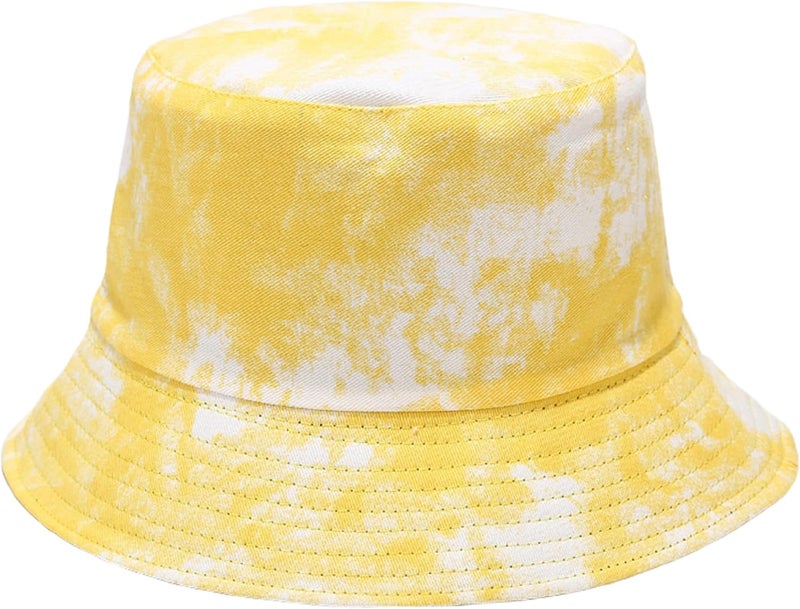 EYBF Flower Reversible Bucket Hat Cotton Summer Travel Beach Sun Hats Emboridery for Women Men - Image 1